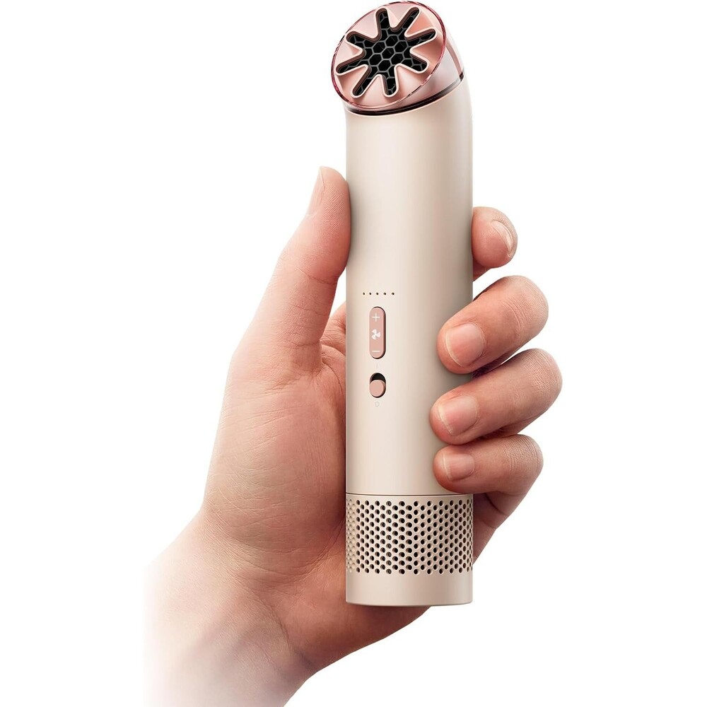 Dyson HushJet Mini Cool Portable Handheld Desk Fan Stone / Blush Sealed New
